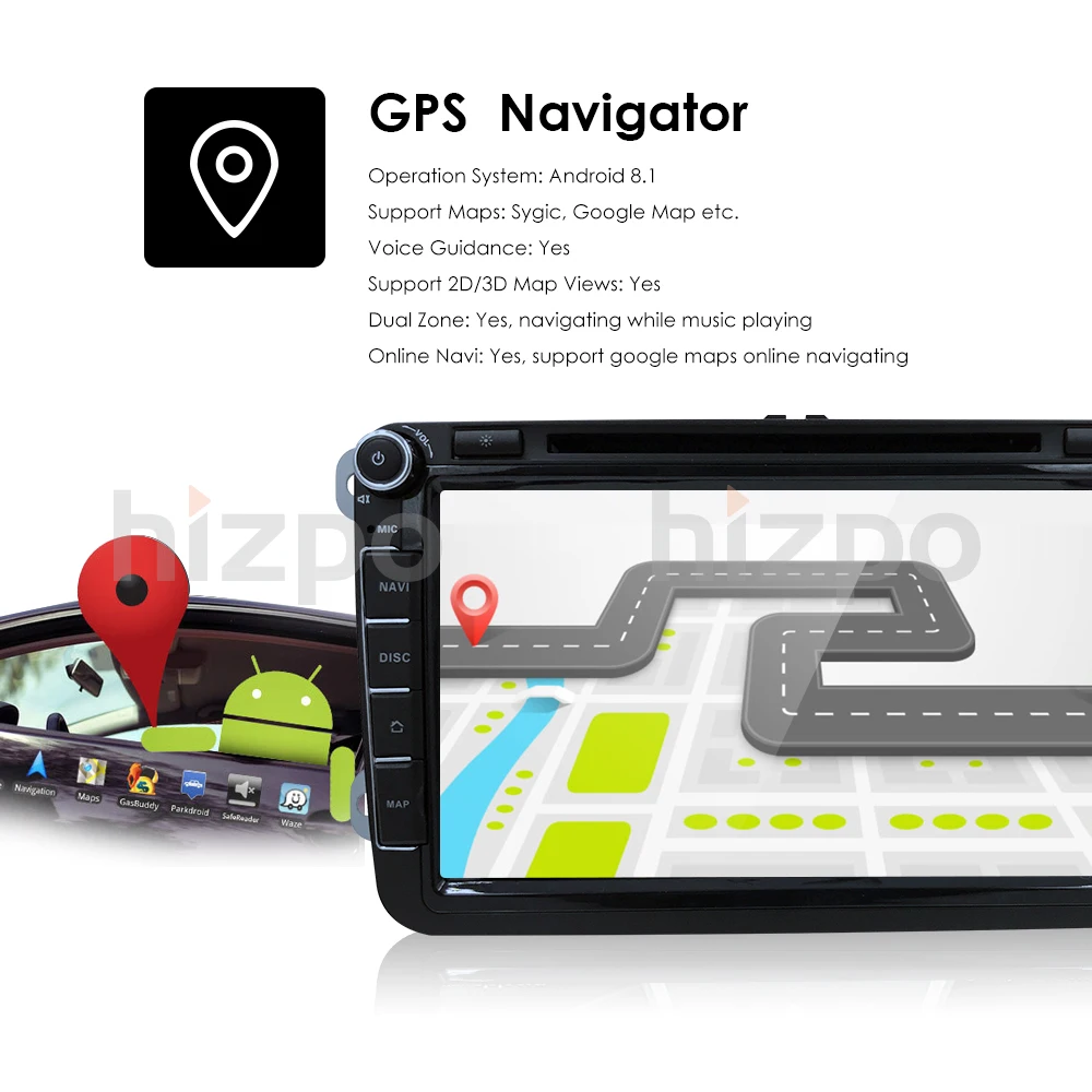 Cheap Android 8.1 Two Din 8 Inch Car DVD Player Stereo System For VW/Volkswagen/POLO/PASSAT/Golf Quad Cores Multimedia Radio GPS FM/AM 18 Cheap Android 8.1 Two Din 8 Inch Car DVD Player Stereo System For VW/Volkswagen/POLO/PASSAT/Golf Quad Cores Multimedia Radio GPS FM/AM 18