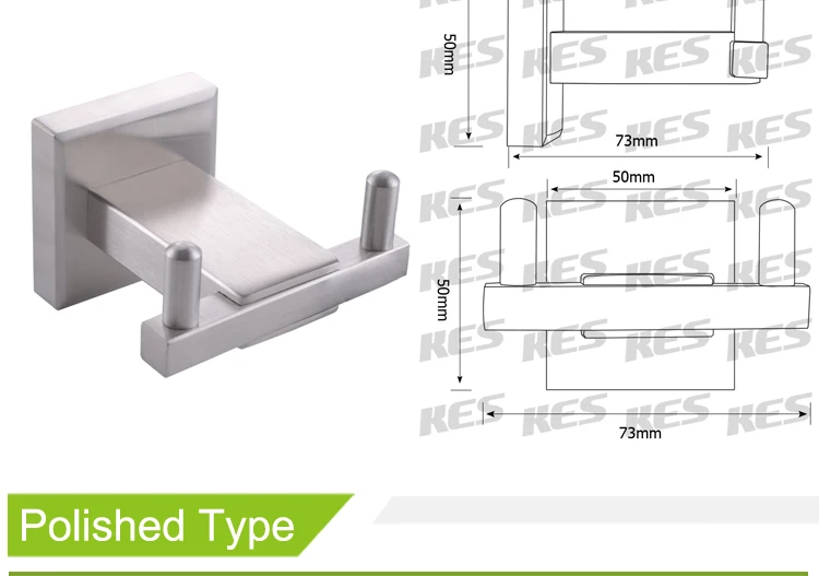 KES ванная комната 4 шт набор аппаратных аксессуаров SUS304 настенное крепление из нержавеющей стали, полированный/матовый, LA240-42/LA242-42