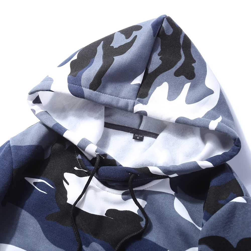 Камуфляжная Толстовка европейского размера мужская толстовка с капюшоном в