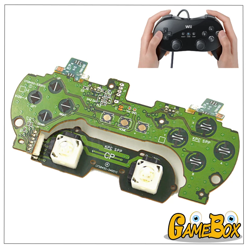Оригинальная материнская плата PCB для Nintendo Wii Pro Pcb контроллера геймпада