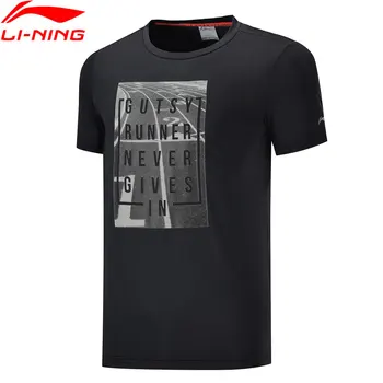 

Li-Ning Men Running Short Sleeve Top 81%Polyester 19%Spandex AT DRY FREEZE LiNing li ning Sports Cool T-shirts ATSP121 MTS3106
