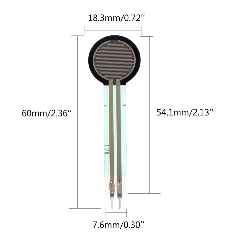 FSR402 0," пленочный чувствительный резистор датчик силы 0 г~ 10 кг для Arduino Tail Tool#319