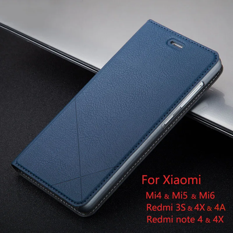 Для Xiaomi mi 4 5 6 Red Plus 3 s 4x4 Pro 4A Note 4X 5A кожаный чехол Модный PU флип-чехол для карты слот
