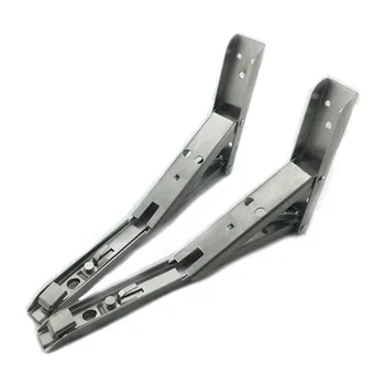 

2pcs Rugged Stainless Steel Folding Bracket Triangle Wall Bracket 90 degree Telescopic Folding Desk Rack Hardware Accessories