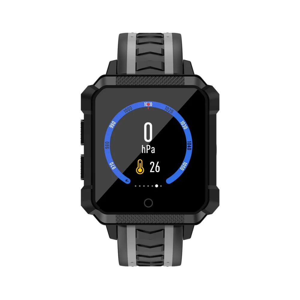 696 H7 4G LTE Bluetooth Smartwatch gps расположение IP68 водонепроницаемый монитор сердечного ритма трекер сна сообщения вызова Смарт часы - Цвет: Black