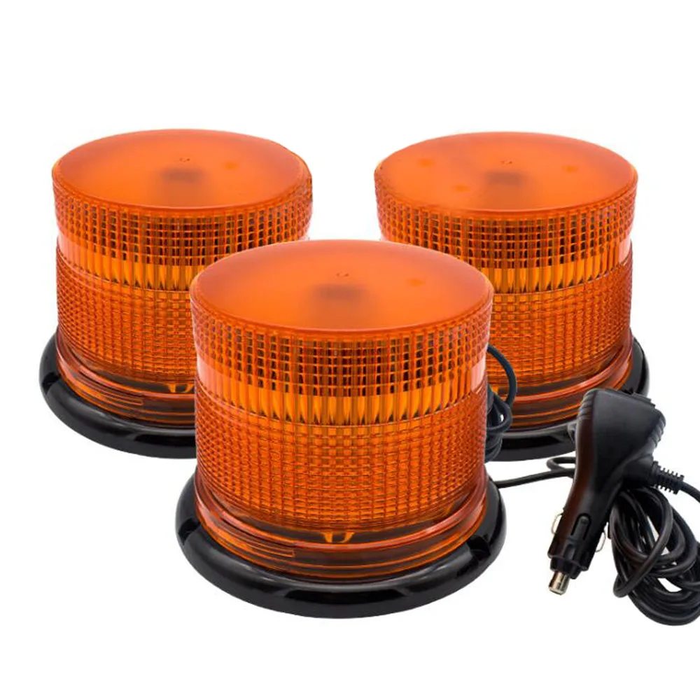 

DC12-24V COB Traffic Warning Light Highlight Stroboscopic Rotating Police Strobe Light Forklift Engineering Roof Emergency Light