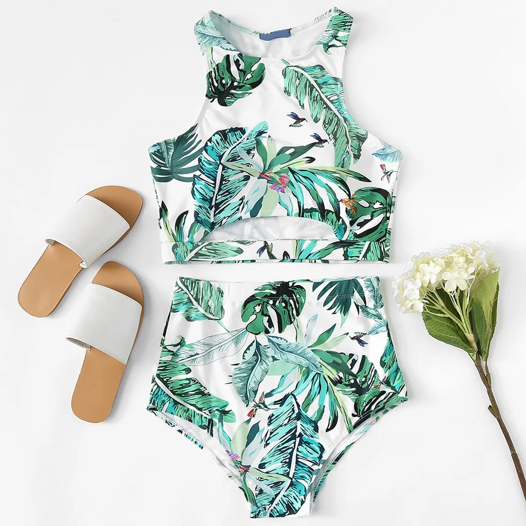 

Women's Swimming Suit Sexy Bikini Swimsuit One Piece Women Thong Bikini printing Swimsuit Swimwear Bathing Beachwear