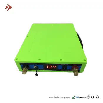 

HXX 11.1V 30Ah Lithium-ion S30 Portable Outdoor Battery Pack Green ABS Case + Charger+Pack Bag
