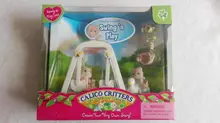 Sylvanian Family garden play pretend toy set mini size Swing Swan Children gift