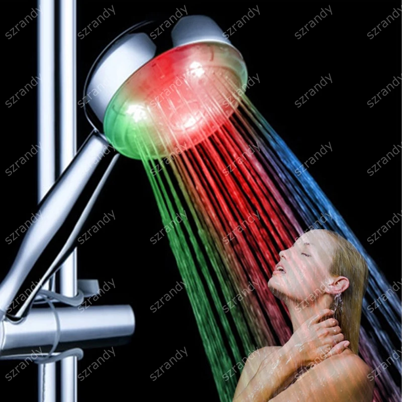 

Multi-color Jump Change Shower Head with Lights 8008-A18