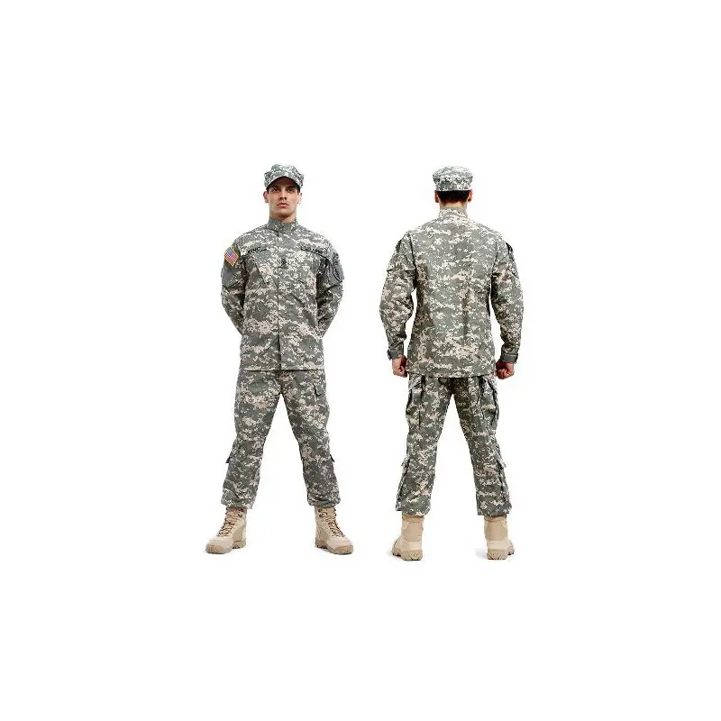 Tactical Army Military Cargo Pants And font b Shirt b font Camouflage Waterproof Airsoft BDU Uniform