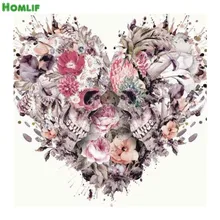 Картина с бриллиантами eigen foto на заказ череп с цветами для обсуждения краев 5d бриллиантовый рисунок Рождество карты Хэллоуин Декор