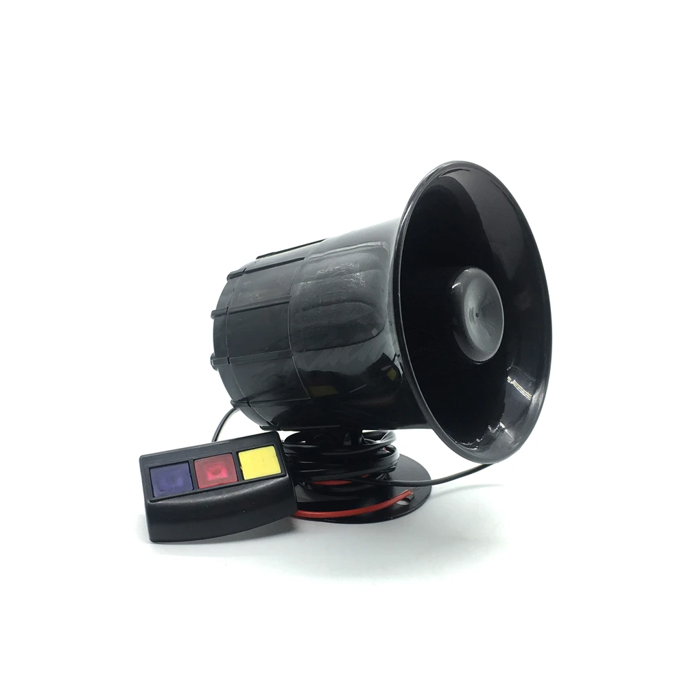  Motorcycle 3 sounds horn 12V DC Auto 3 tone Car horn Motorcycle 3 voice Horn Siren Loud Speaker 130
