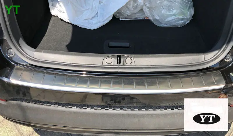 

Auto rear bumper protector rear trunk trim for fiat 500X 2017 2018,stainless steel, car styling