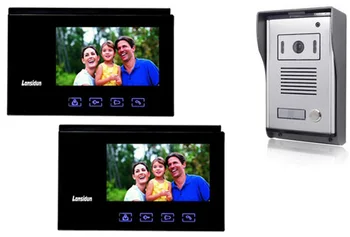 

Wide Voltage 110V-240V Security 7" Screen Color video door Bell intercommunication of point-touch key with View Angle Adjusted
