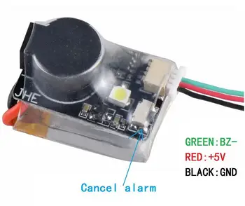 

Finder JHE42B 5V Super Loud Buzzer Tracker 110dB with LED Buzzer Alarm For Multirotor FPV Racing Drone Flight Controller