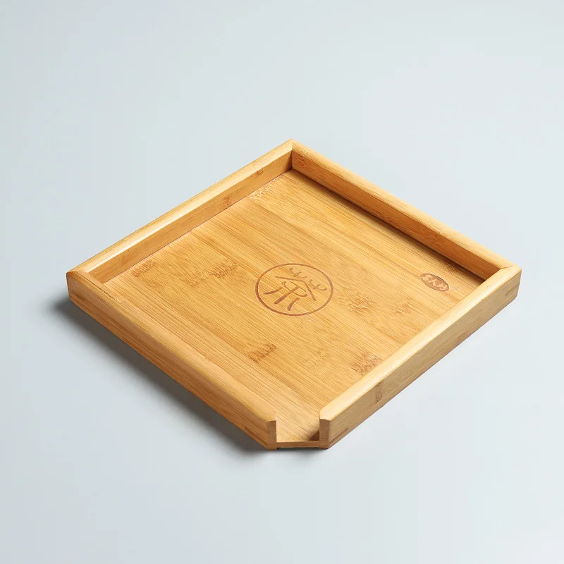 Бамбуковые коробки для чая пуэр, разделитель пуэр, чайный поднос, чайный набор кунг-фу, аксессуары для церемонии, ящик для хранения здоровых продуктов - Цвет: A