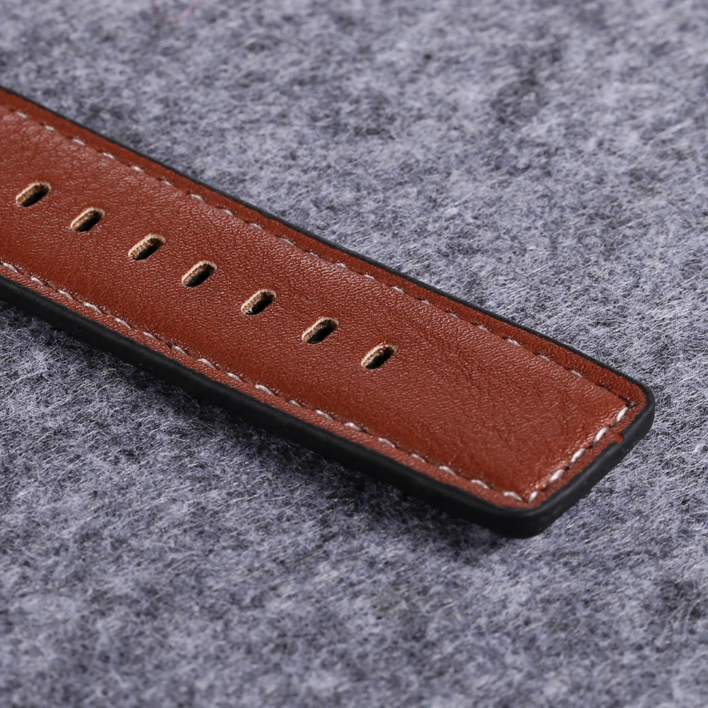 drop shipping cool big case men watches leather strap dual time zones sport mens quartz watch male clock dz style brave for men high quality (3)