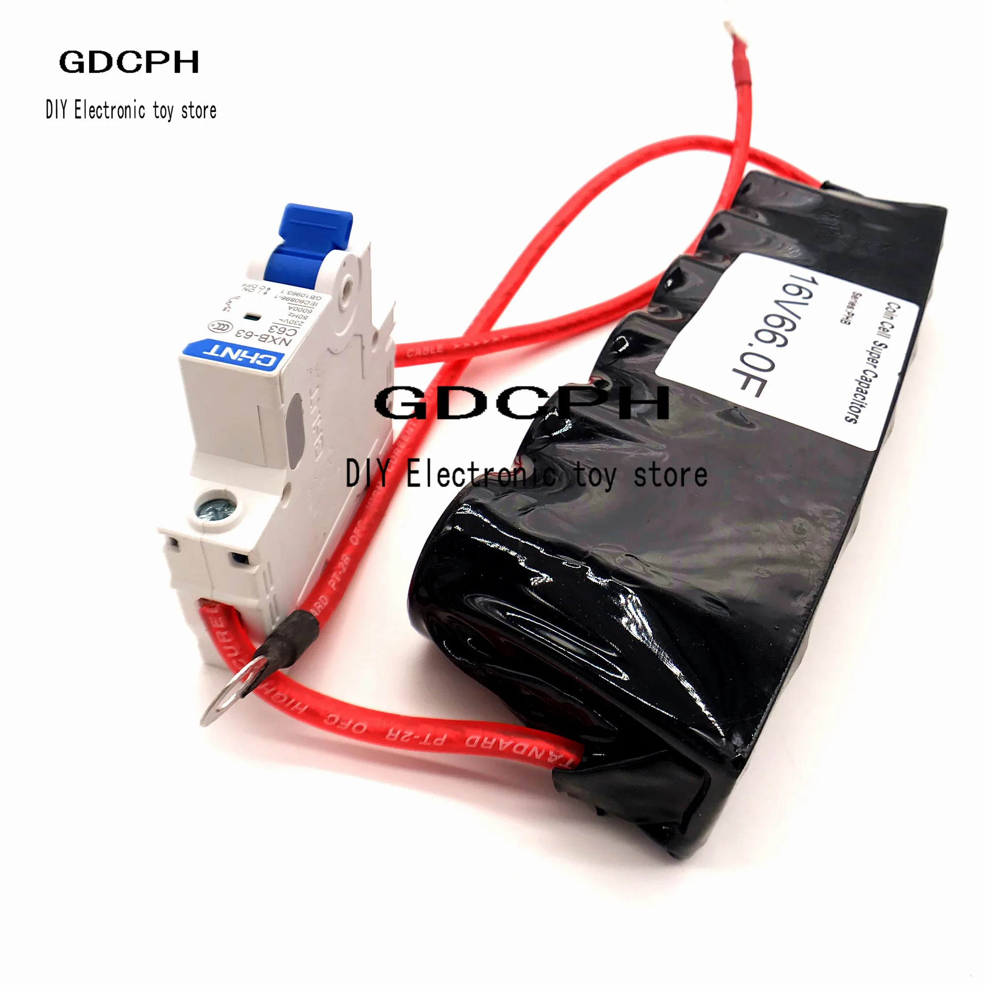 

Automotive Supercapacitor Rectifier 2.7V400F 16V66F Automotive Window Film Super Farad Capacitor Module