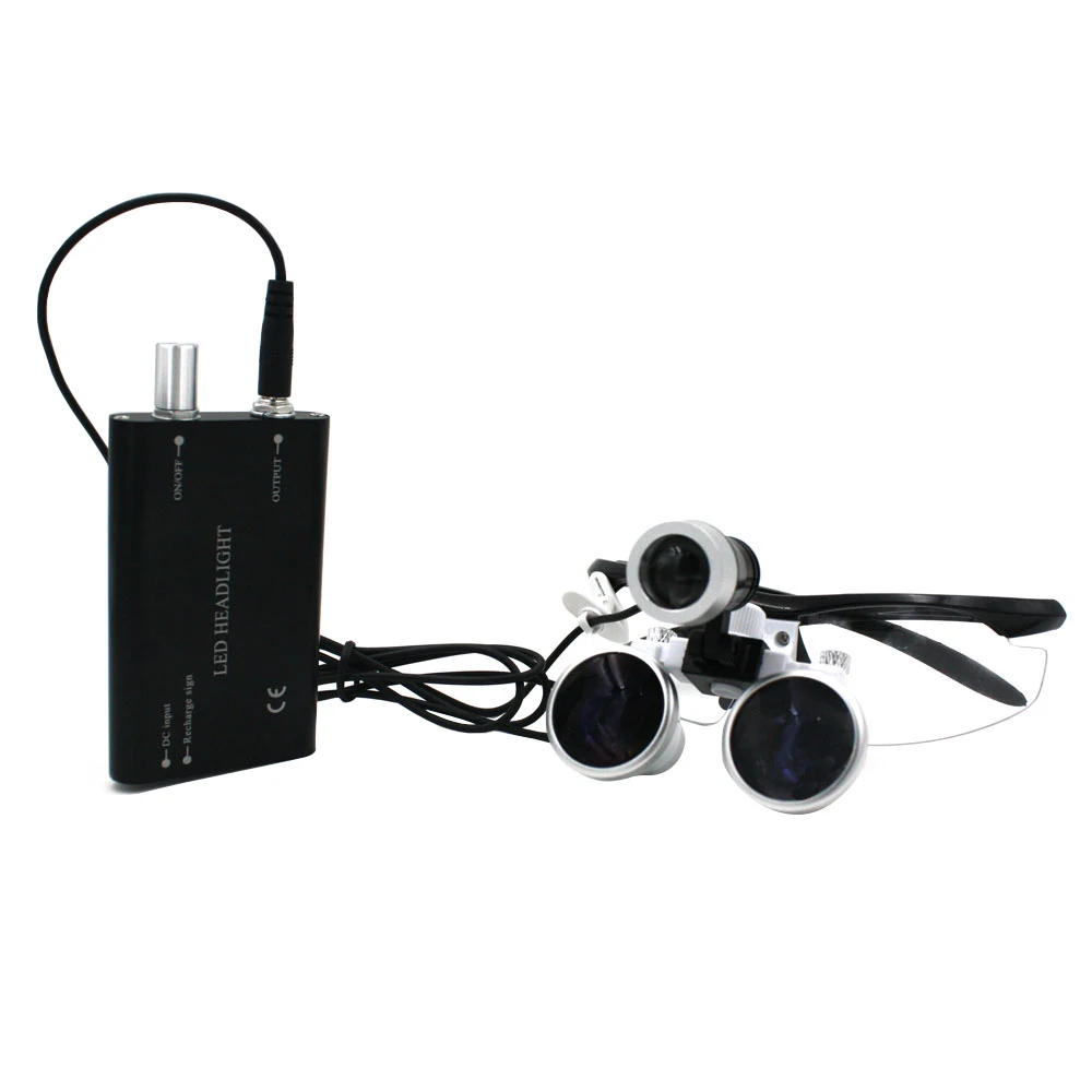 Dental Equipment Surgical Dentists Magnifier Dental Loupes 2.5X420mm