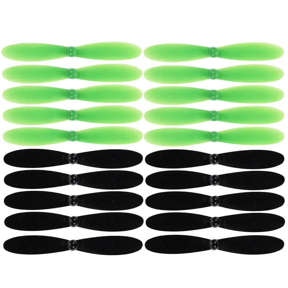 

20pcs Plastic Rotor Blades Propellers Parts For Hubsan X4 H107c Rc Quadcopter