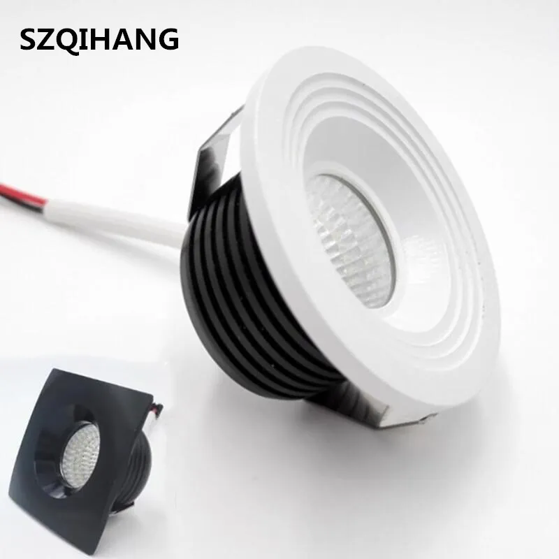 

Super Bright LED Downlight 3W 5W Dimmable Recessed Mini Spotlight Lamp Ceiling Light Aluminum down light White Black shell