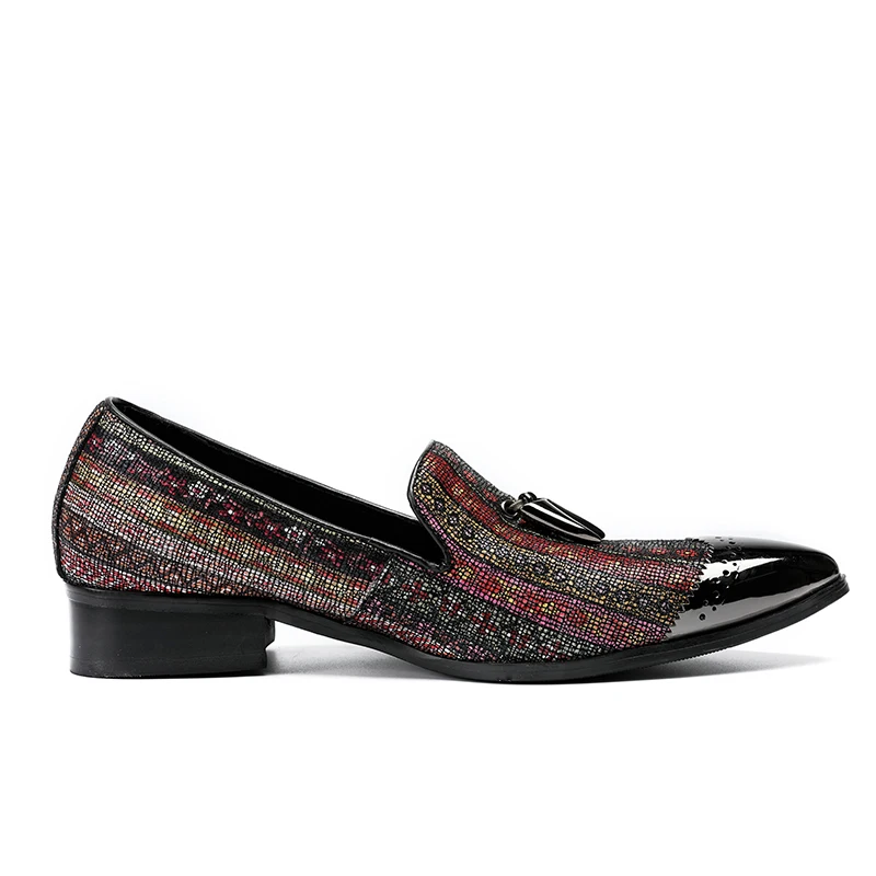 Conception Multi Hommes Pantoufle Soirée De Mocassins Appartements Fumer Décontractées Mariage Spikes Chaussures Mode Gland Luxe Jozigbema DHIEW92