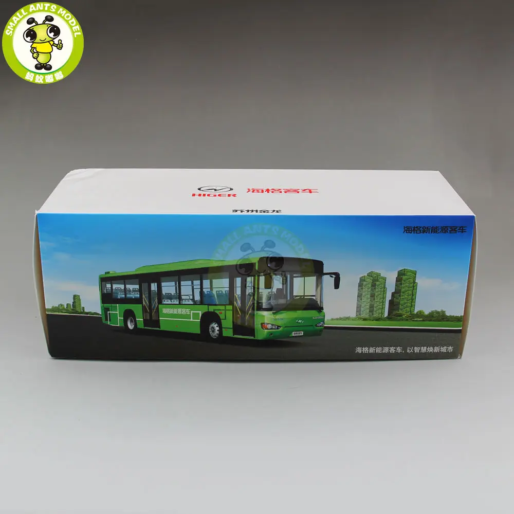 1/42 Китай золотой дракон Higer KLQ6129 городской автобус литой модель игрушки для детей