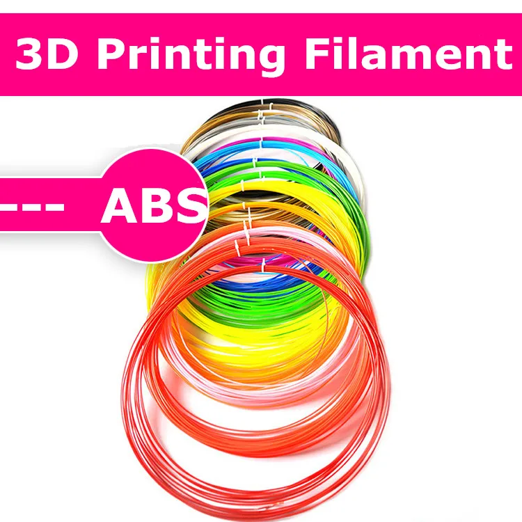 25M 50M 100M 200 Meter 1.75MM ABS Filament Random Color Materials For 3D Pen 3 D Pens Threads Plastic Printer Consumables | Компьютеры и