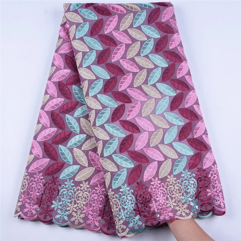 

Swiss Voile Lace In Switzerland African French Dry Lace Fabric High Quality Nigerian 100% Cotton Lace Fabric Women Dress A1619