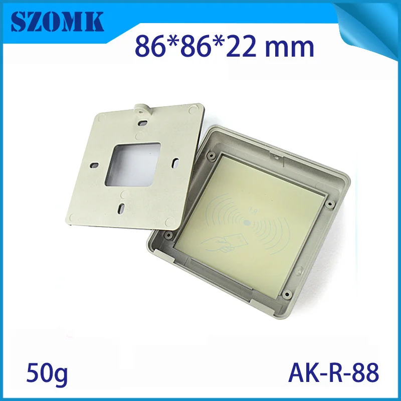 szomk IC card reader plastic enclosure for electronics project plastic sensor junction box distribution box instrument case plastic housing for pcb (5)