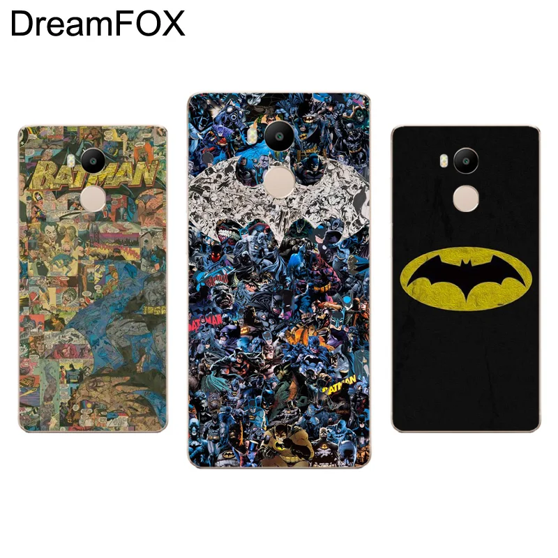 

DREAMFOX M295 Superhero Batman Soft TPU Silicone Case Cover For Xiaomi Redmi Note 3 4 4X 5 5A 6 7 Pro Global