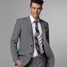 Заказ мужской костюм, приспособленное мужскую заказ костюм темно-серый бизнес / свадьба костюм мужчины, сделанные на заказ билетов карманный смокинг уголь мужской костюм