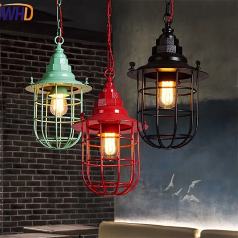 Подвесной светильник IWHD в американском стиле винтажный подвесной Эдисона|edison bulb