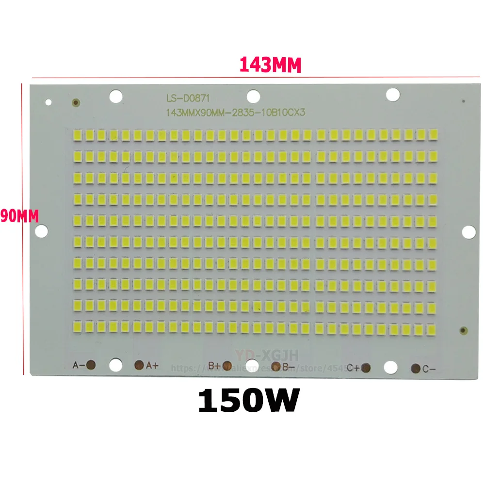 400 watt led flood light 5PCS/Lot 10W 20W 30W 50W 100W 150W 200W 100% Full power new production SMD 2835 Led PCB board for lighting source led floodlight color changing flood lights