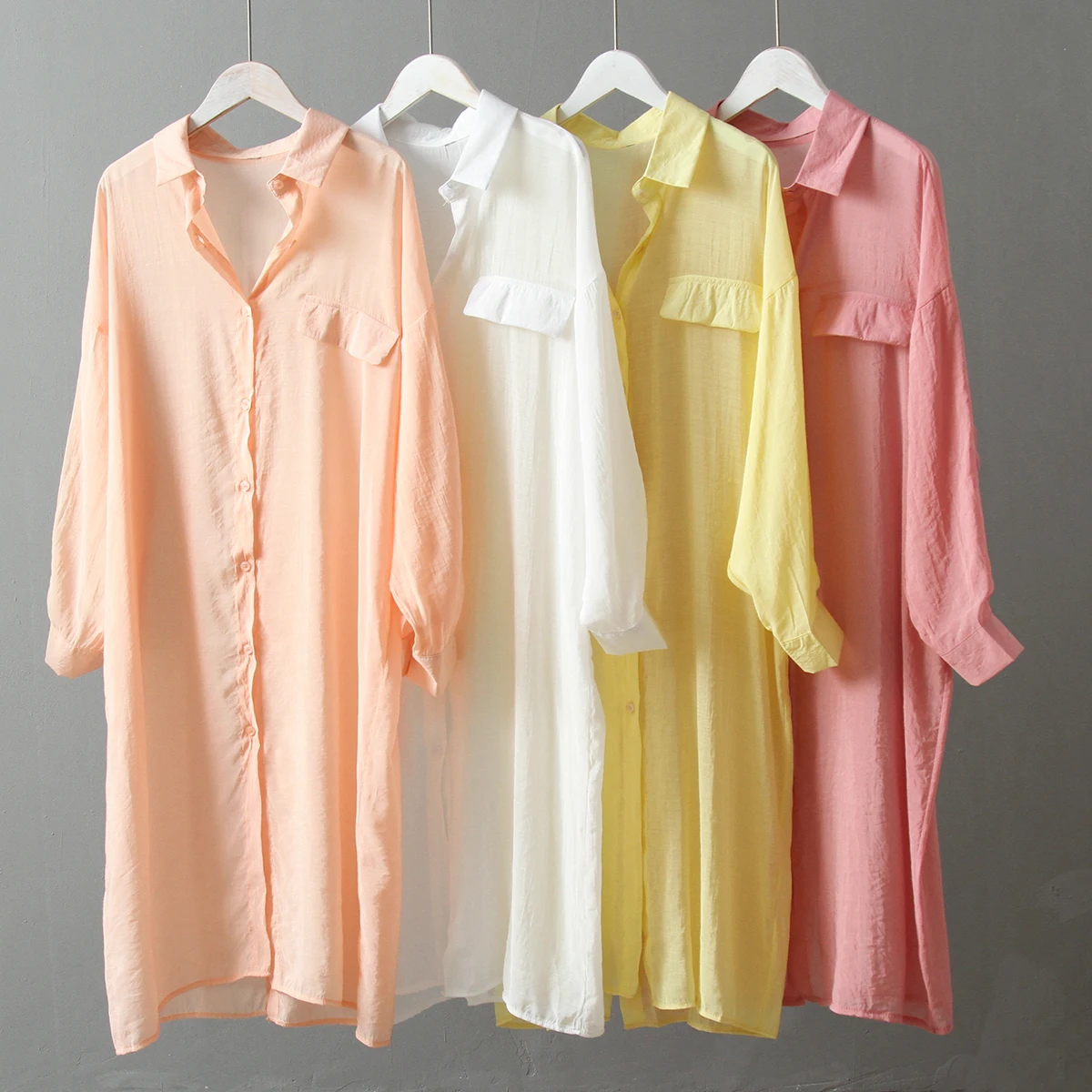 

2019 Summer Fashion Sun Protection Clothing Women Blouse Loose Air-conditioned Female Shirts Casual Sunscreen Long Brand Tops