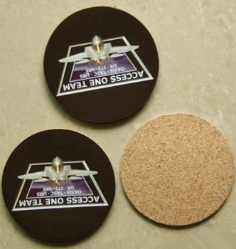 

Promotional gift custom cork coasters round square and other shape