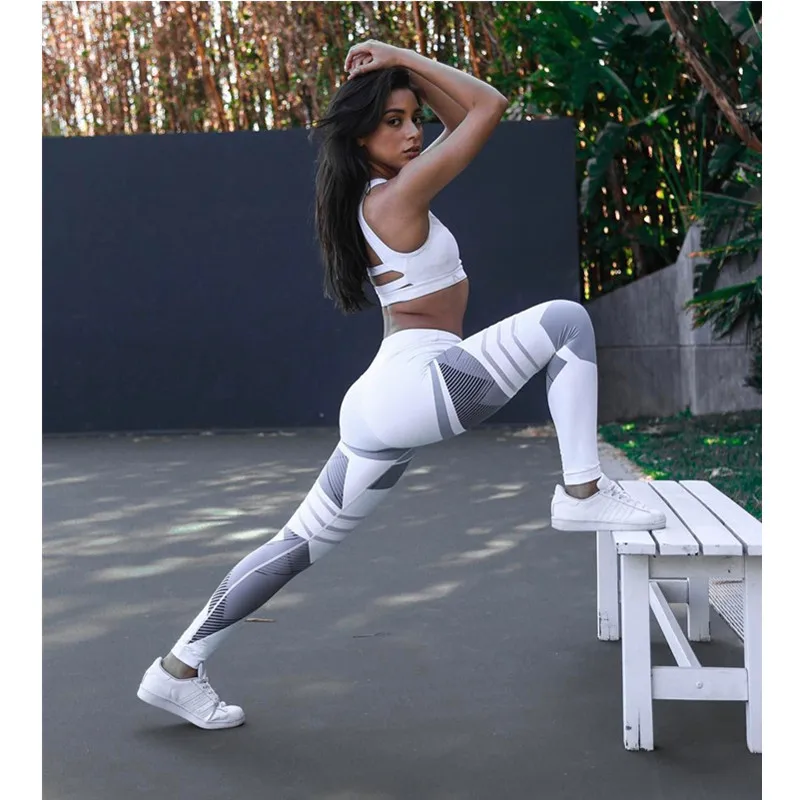 Yoga Pants S-XXXL Plus Size Leggings Sport Women Fitness Legging Slim Stretch Running Tights Women Leggins Ropa Deportiva Mujer