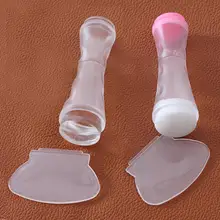 Beauty Girl Clear Nail Art Stamping Stamper Scraper Image Plate Manicure Print Tool DIY Oct 13