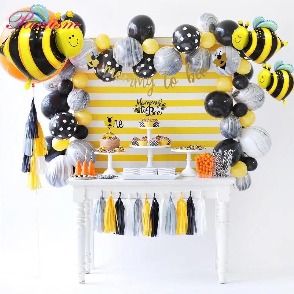 1set Lovely Honeybee Series Cake Topper Baby Shower Mommy To Bee