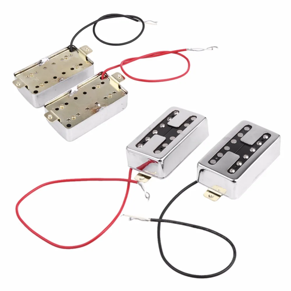 

1 Pair Copper Plating LP Electric Guitar Humbucker Pickup Adjustable Screw Pin Humbucker Pickup