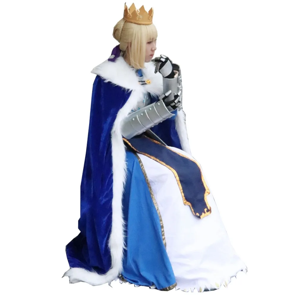 

2018 Artoria Pendragon Saber Cosplay Fate grand order Stay Night UBW Fate Zero Cosplay Costume cloak halloween outfit Only Cloak