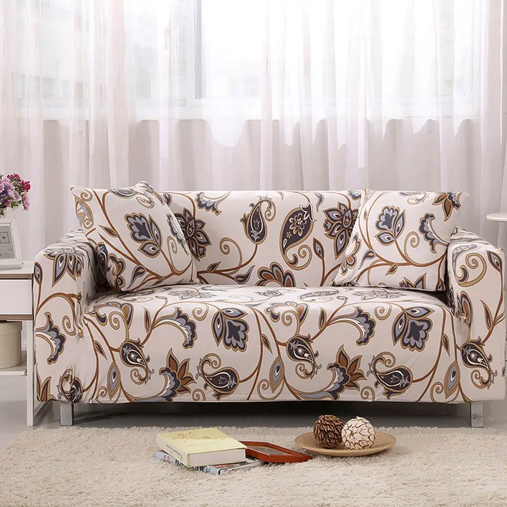 Svetanya Фламинго напечатанный Чехол для дивана все включено 1234 местный чехол L Секционный эластичный Полный Чехол для дивана стула - Цвет: 20182692
