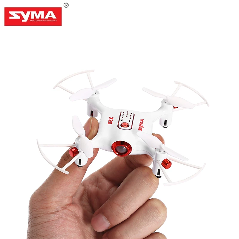 

SYMA X20-S Mini RC Drone RTF G-Sensor Mode 2.4GHz 4CH 6-Axis Gyro One Key Takeoff Brushed Portable Pocket drones Rc Helicopter