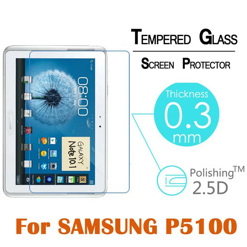 Tempered Glass Screen Protector For Samsung Galaxy Tab 2 10.1 N8000 N8010 T779 
