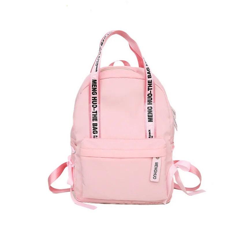 

Fashion 2019 Backpack Women Preppy School Bags For Teenagers Backpack Female Nylon Travel Bags Girls Bowknot Backpack Mochilas