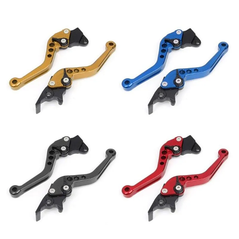 

1 Pair Optional Color High Quality Aluminum Alloy Handlebar Levers Brand New Motorcycle CNC Brake Clutch Lever Fashion#268475