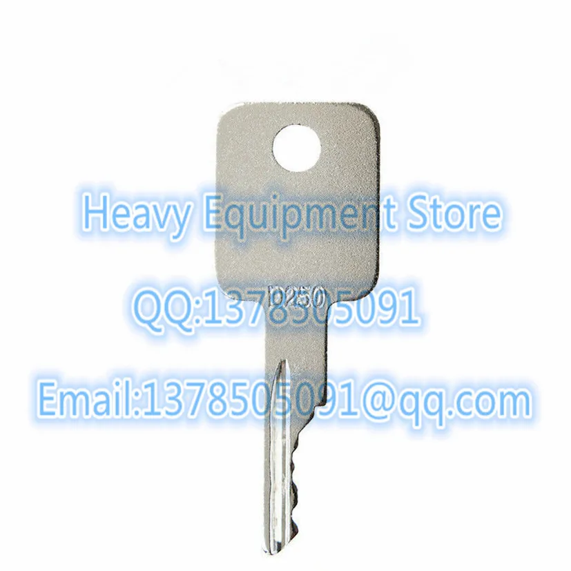 

1 PC D250 Ignition key for Bobcat Broce Genie Grove Ingersoll-Rand JLG Pollock Tenant Terex Timberjack Case Skid Steer Excavator