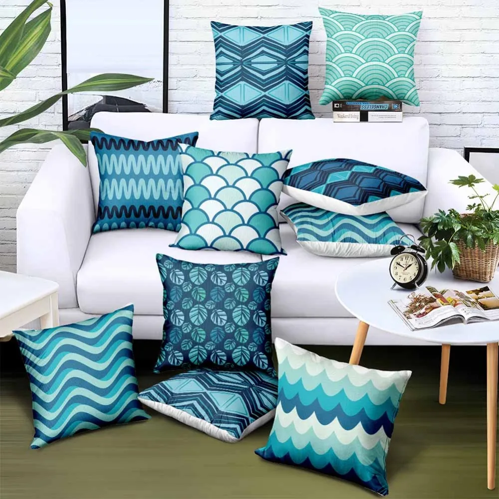 

Meijuner Cushion Cover Simple Fashion Geometric Pattern Pillowcase Nordic Throw Pillowcase For Hotel Coffee Home Decoration
