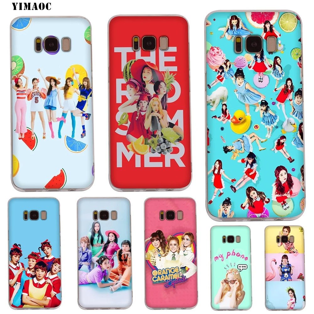 YIMAOC Orange Caramel Soft TPU Case for Galaxy j3 j5 j6 j7 A5 2016 2017 A6 A9 2018 Note 8 9 S7 edge S8 S9 S10 Plus S10e Cover |